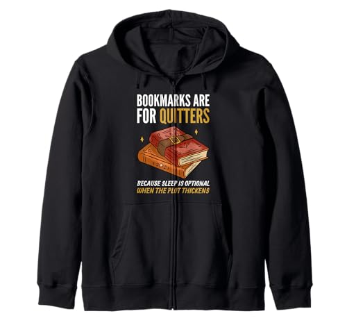 Lesezeichen sind für Drückeberger. Kapuzenjacke Lesezeichen sind für Drückeberger. Kapuzenjacke von Smart Designs für Buchsüchtige und Seitenwender
