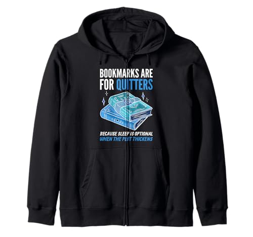 Lesezeichen sind für Drückeberger. Kapuzenjacke Lesezeichen sind für Drückeberger. Kapuzenjacke von Smart Designs für Buchsüchtige und Seitenwender