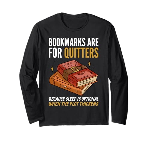 Lesezeichen sind für Drückeberger. Langarmshirt Lesezeichen sind für Drückeberger. Langarmshirt von Smart Designs für Buchsüchtige und Seitenwender