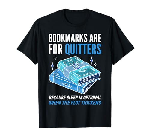 Lesezeichen sind für Drückeberger. T-Shirt Lesezeichen sind für Drückeberger. T-Shirt von Smart Designs für Buchsüchtige und Seitenwender