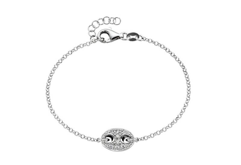 Smart Jewel Armband Mittelteil mit Zirkonia, Silber 925 von Smart Jewel