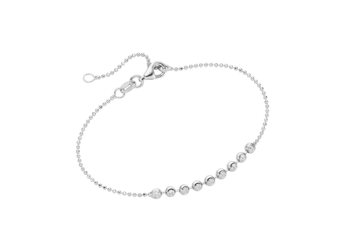 Smart Jewel Armband elegantes Kugelketten Armband, Silber 925 von Smart Jewel