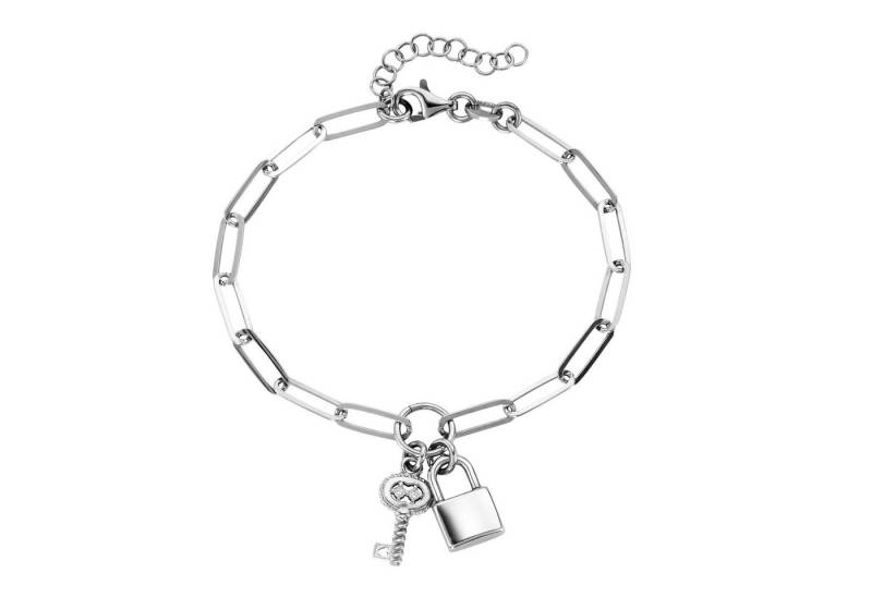 Smart Jewel Armband mit Anhänger Schloss und Schlüssel, Silber 925 von Smart Jewel