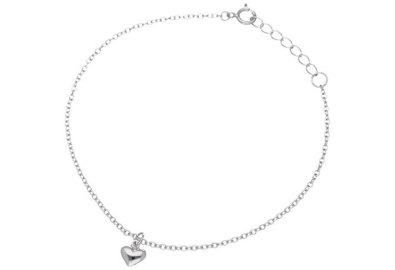 Smart Jewel Armband mit Herz Anhänger, Silber 925 von Smart Jewel