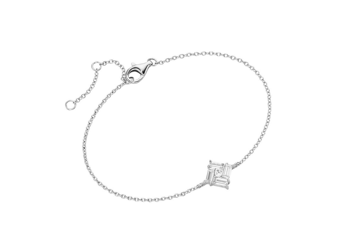 Smart Jewel Armband mit Zirkonia Steinen, Silber 925 von Smart Jewel