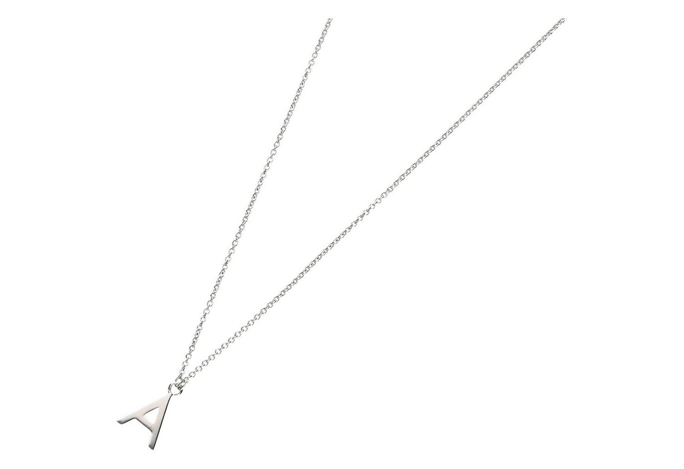 Smart Jewel Collier Buchstabe A, Silber 925 von Smart Jewel