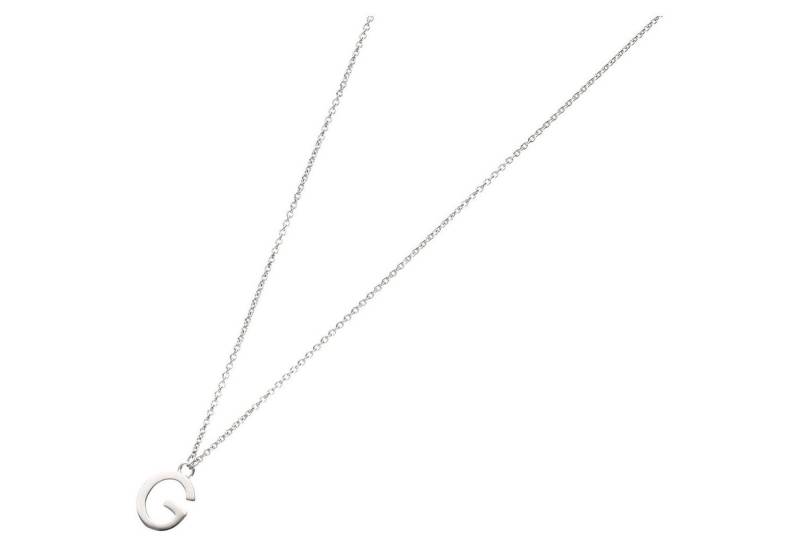 Smart Jewel Collier Buchstabe G, Silber 925 von Smart Jewel