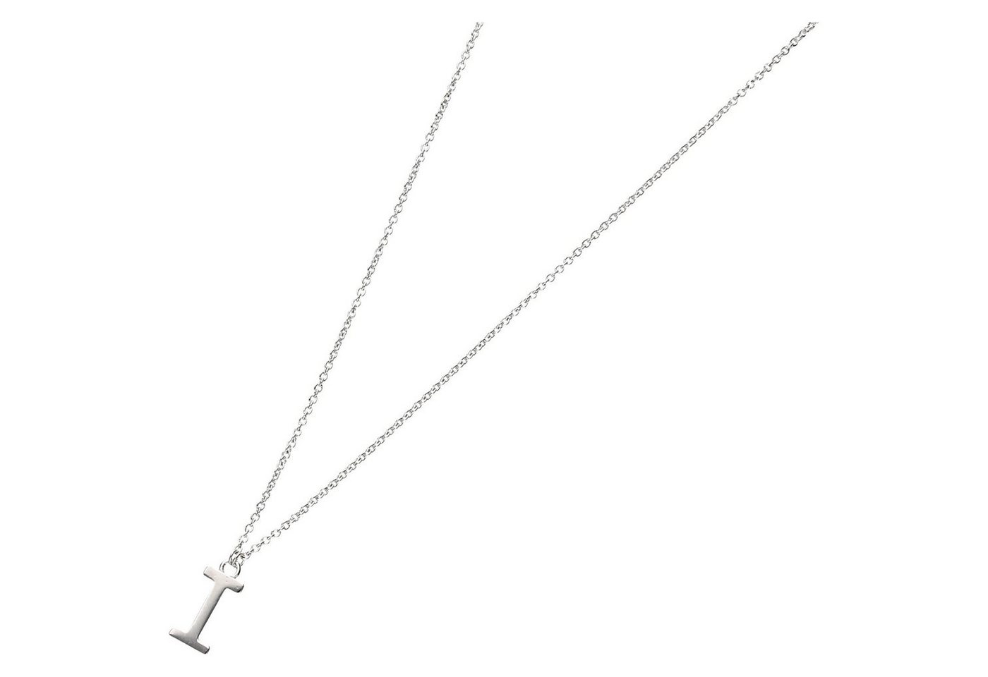 Smart Jewel Collier Buchstabe I, Silber 925 von Smart Jewel