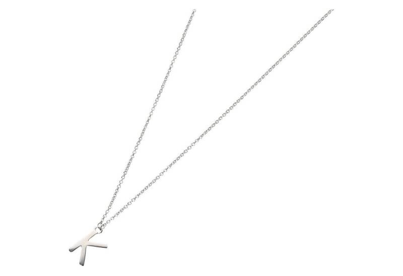 Smart Jewel Collier Buchstabe K, Silber 925 von Smart Jewel