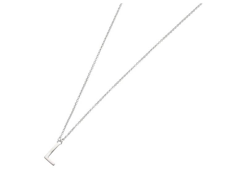 Smart Jewel Collier Buchstabe L, Silber 925 von Smart Jewel