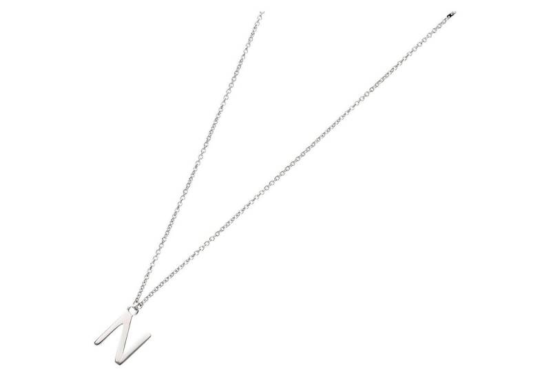 Smart Jewel Collier Buchstabe N, Silber 925 von Smart Jewel