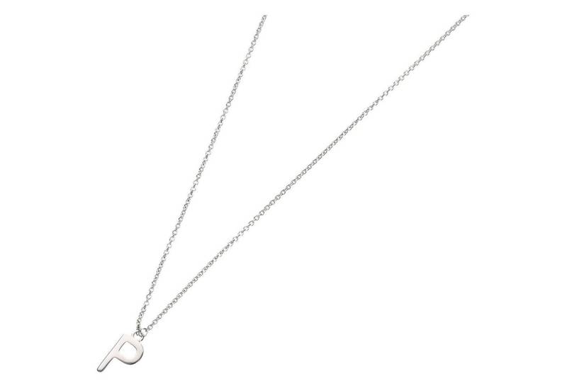 Smart Jewel Collier Buchstabe P, Silber 925 von Smart Jewel