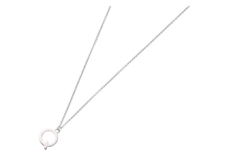 Smart Jewel Collier Buchstabe Q, Silber 925 von Smart Jewel