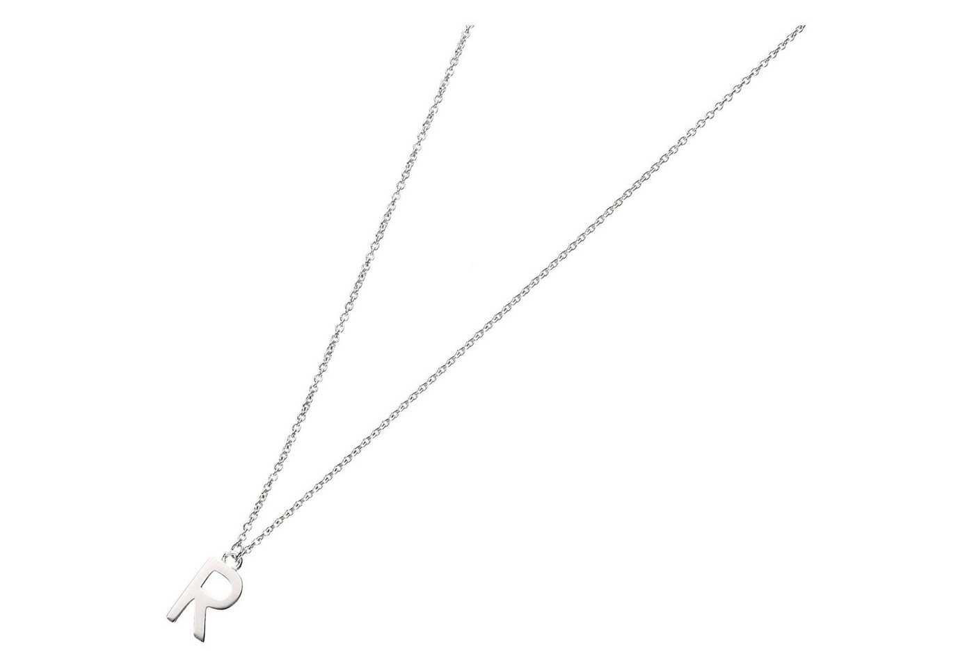 Smart Jewel Collier Buchstabe R, Silber 925 von Smart Jewel