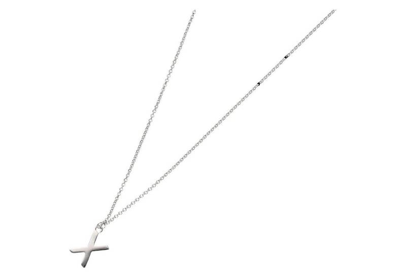 Smart Jewel Collier Buchstabe X, Silber 925 von Smart Jewel