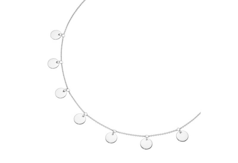 Smart Jewel Collier Plättchen, Silber 925 von Smart Jewel