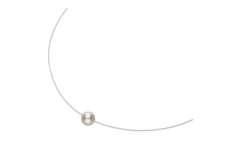 Smart Jewel Collier schwebende Perle, Silber 925 von Smart Jewel