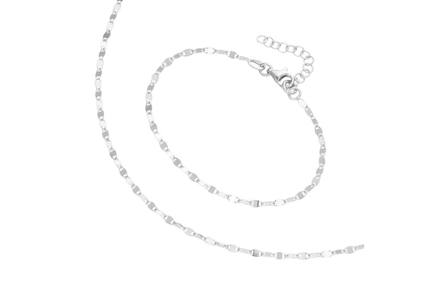 Smart Jewel Schmuckset 2-teiliges Set Collier und Armband mit kleinen Plättchen, 925 von Smart Jewel