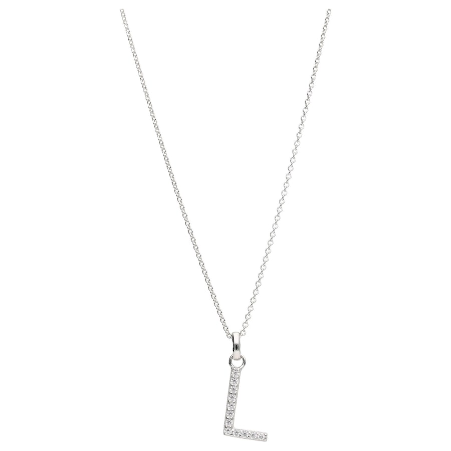 Smart Jewel  Smart Jewel Kette Buchstabe L mit Zirkonia Steine, Silber 925 Halskette 1.0 pieces von Smart Jewel