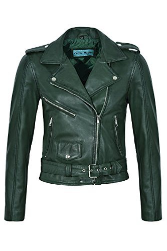Smart Range Damen Jacke Gr. 44, grün von Smart Range Leather