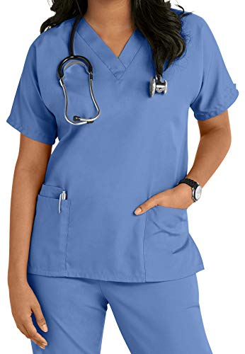 Krankenschwestern, Kosmetikerin, Tierarzt-Tuniken, Uniform für Krankenschwestern, (XL, Ceil) von Smart Uniform