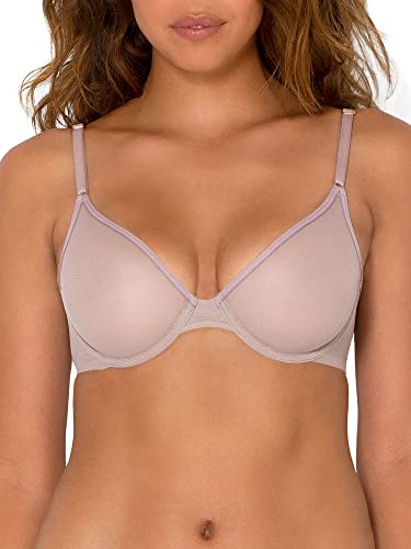 Smart & Sexy Damen Sheer Underwire Bra Demi BH, Durchsichtig, Rinde (Mesh), 90F von Smart & Sexy