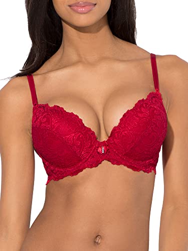 Smart & Sexy Damen Maximum Cleavage Bügel Push-Up-BH, schwarzer Farbton, 90C von Smart & Sexy