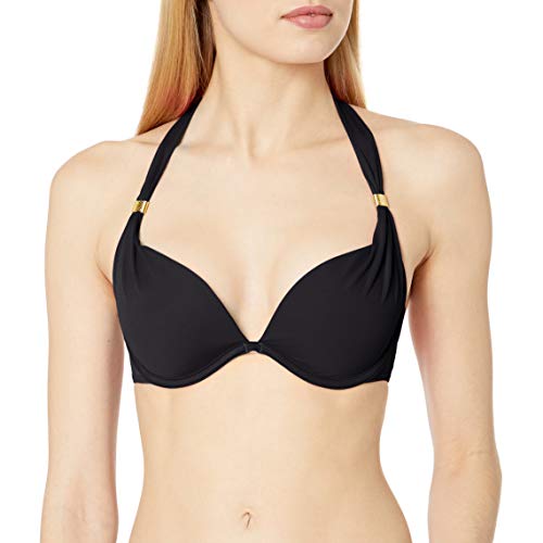 Smart & Sexy Damen Neckholder Topswim Swim Secret Mega Push Up Top De Biquíni Frente ōnicaх 300 400 40 60 6 Bikini, schwarzer Farbton, 70A von Smart & Sexy