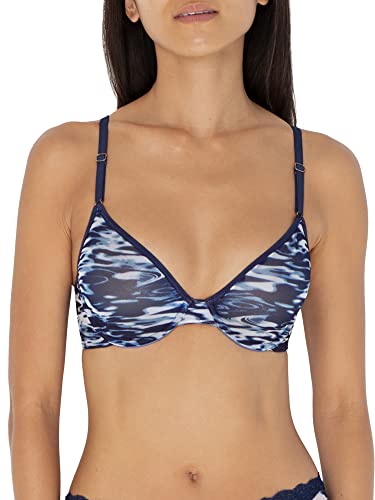 Smart & Sexy Damen Sheer Mesh Underwire Bra Demi BH, Durchsichtig, Fluid Fantasy, 85C Smart & Sexy Damen Sheer Mesh Underwire Bra Demi BH, Durchsichtig, Fluid Fantasy, 85C von Smart & Sexy