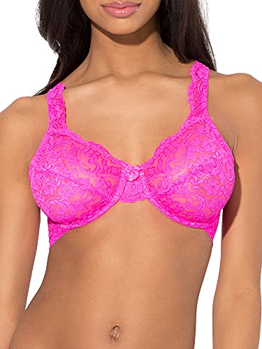 Smart & Sexy Damen Signature Lace Unlined Underwire Bra BH, Halbtransparent, Medium Pink, 85E Smart & Sexy Damen Signature Lace Unlined Underwire Bra BH, Halbtransparent, Medium Pink, 85E von Smart & Sexy