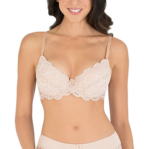 Smart & Sexy Damen Signature Spitze Push-Up-BH, Undurchsichtige, In The Buff, 70A von Smart & Sexy