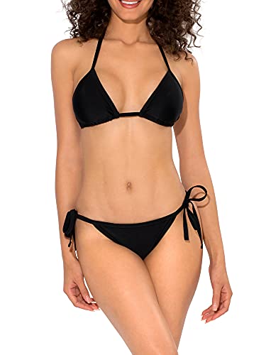 Smart & Sexy Damen String Bikini-Set, Schwarz, XX-Large von Smart & Sexy