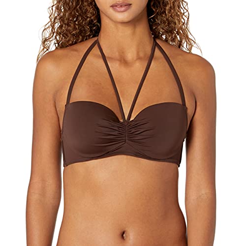 Smart & Sexy Damen Swim Neckholder Topswim Secret Bikini, Espresso, 85DD von Smart & Sexy