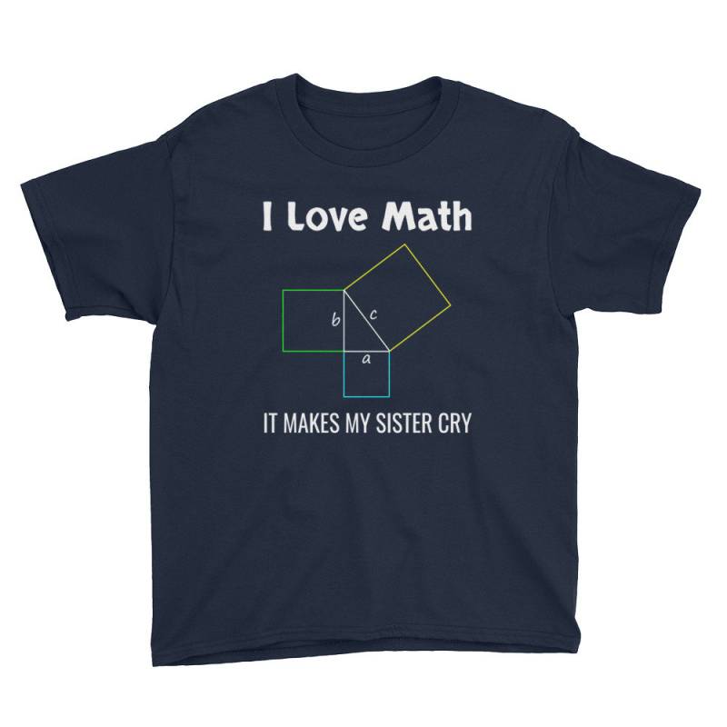 Kinder/Jugend T-Shirt - Ich Liebe Mathe, Es Macht Meine Schwester Weinen. Lustige Mint-T-Shirt Für Junge Naturwissenschaften Und Mathematik-Geeks Kinder/Jugend T-Shirt - Ich Liebe Mathe, Es Macht Meine Schwester Weinen. Lustige Mint-T-Shirt Für Junge Naturwissenschaften Und Mathematik-Geeks von SmartFoxes