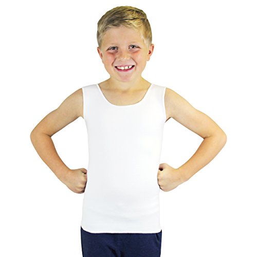 SmartKnitKIDS Compresso-T Kompressions-Unterhemd mit tiefem Druck - Wei� - XS von SmartKnitKIDS