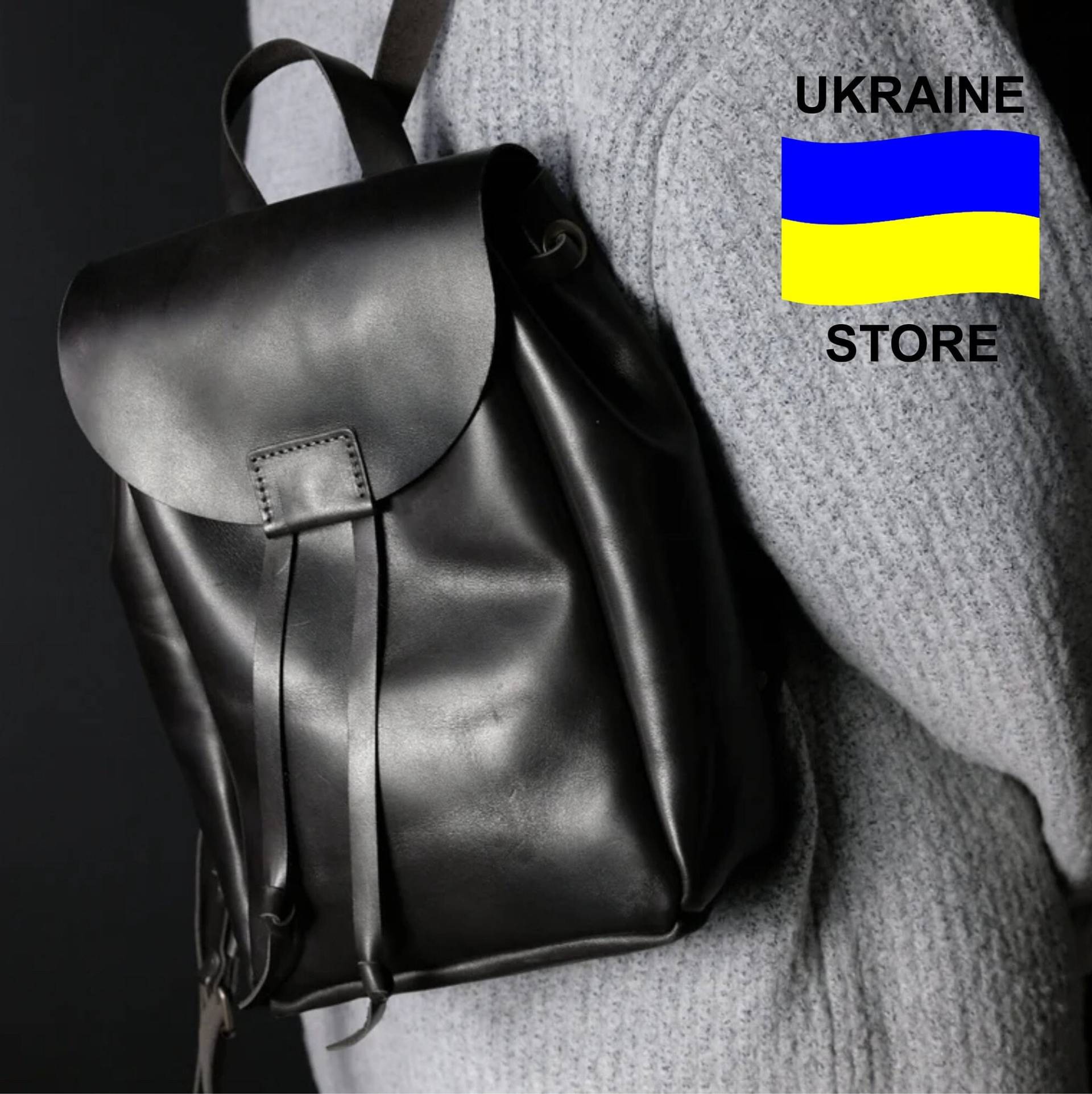 Kleiner Lederrucksack Damen Kostenloser Personalisierter Rucksack von SmartLeatherGoods