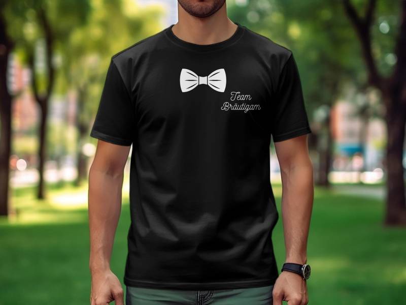 Team Bräutigam Jga T-Shirt, Individuelles Junggesellen Shirt, Trendiges Design Baumwoll Oberteil, Bequemes Fliege Top, Künstlerisch Krawatte von SmartStreetwearShop