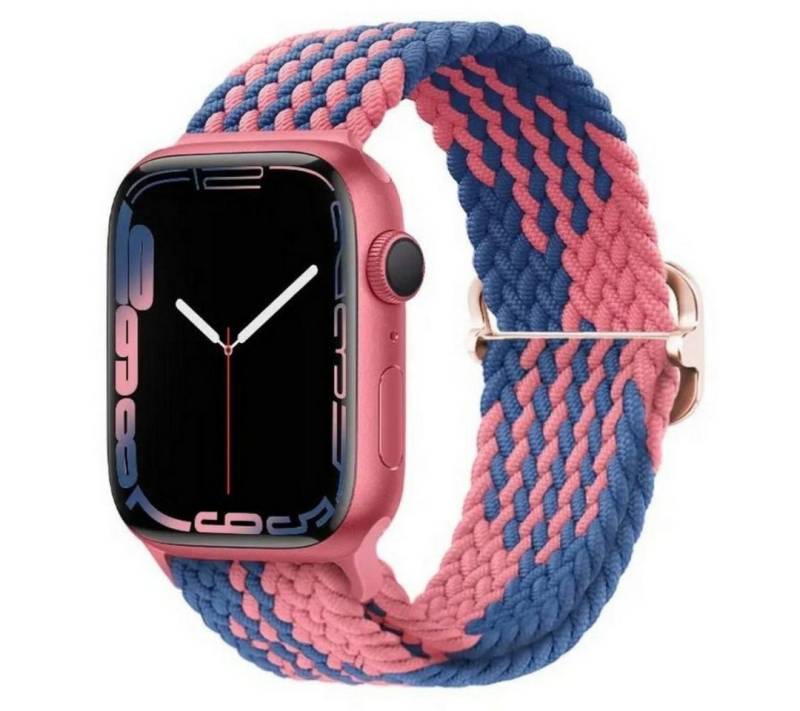 SmartUP Smartwatch-Armband für Apple Watch 1-10 / SE Ultra Nylon Solo Loop Ersatzband Geflochten, kompatibel mit allen Apple Watch Modellen, atmungsaktives Nylon von SmartUP