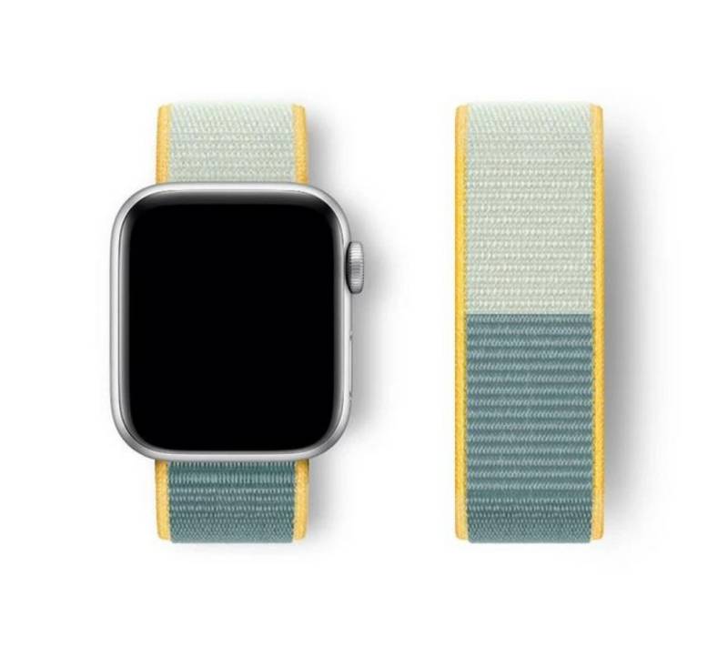 SmartUP Smartwatch-Armband für Apple Watch 10 9 8 7 6 5 4 3 2 1 SE Ultra Nylon Sport Ersatzband, kompatibel mit allen Apple Watch Modellen, atmungsaktives Nylon von SmartUP