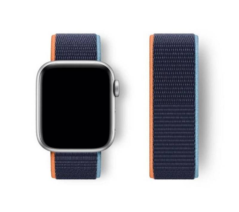 SmartUP Smartwatch-Armband für Apple Watch 11 10 9 8 7 6 5 4 3 2 SE Ultra Nylon Sport Ersatzband, kompatibel mit allen Apple Watch Modellen, atmungsaktives Nylon von SmartUP