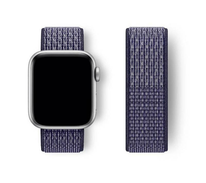 SmartUP Smartwatch-Armband für Apple Watch 10 9 8 7 6 5 4 3 2 1 SE Ultra Nylon Sport Ersatzband, kompatibel mit allen Apple Watch Modellen, atmungsaktives Nylon von SmartUP