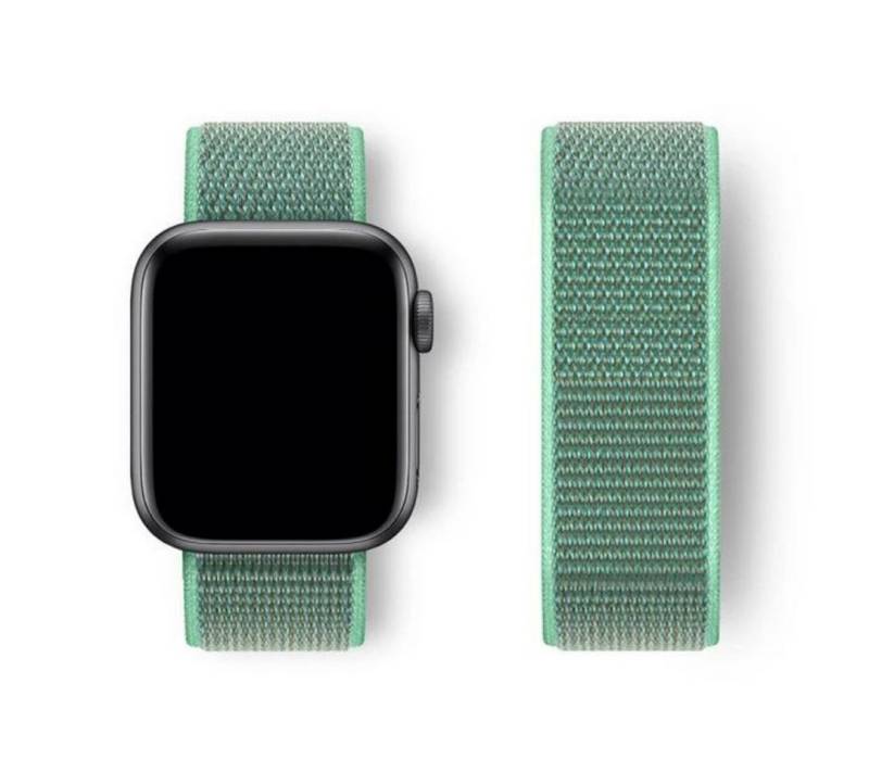 SmartUP Smartwatch-Armband für Apple Watch 10 9 8 7 6 5 4 3 2 1 SE Ultra Nylon Sport Ersatzband, kompatibel mit allen Apple Watch Modellen, atmungsaktives Nylon von SmartUP