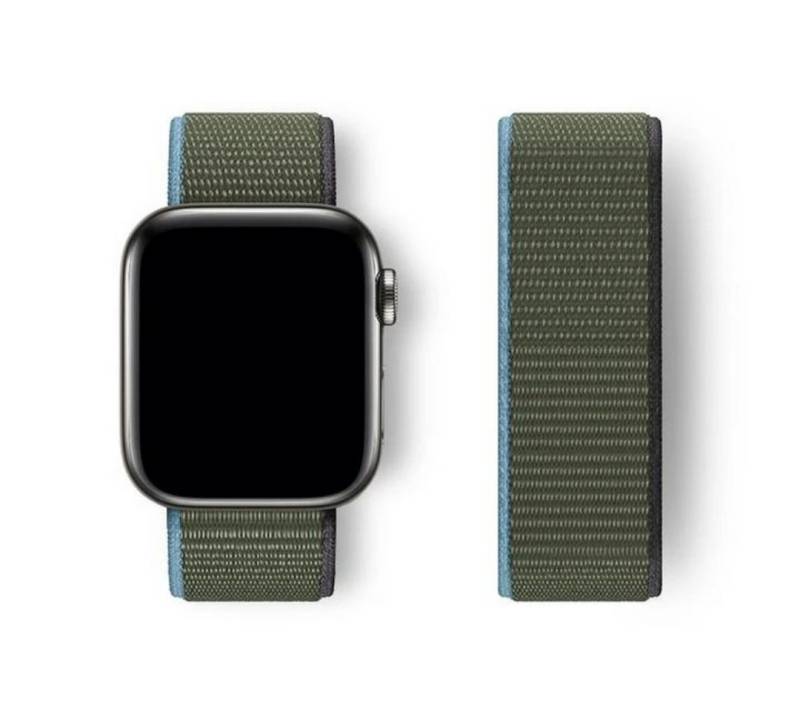 SmartUP Smartwatch-Armband für Apple Watch 11 10 9 8 7 6 5 4 3 2 SE Ultra Nylon Sport Ersatzband, kompatibel mit allen Apple Watch Modellen, atmungsaktives Nylon von SmartUP