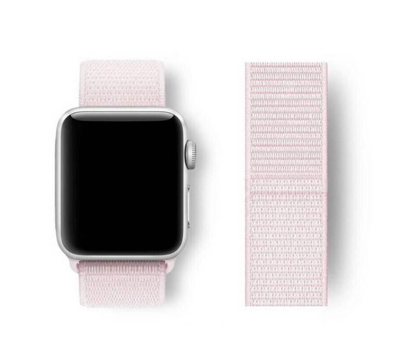 SmartUP Smartwatch-Armband für Apple Watch 11 10 9 8 7 6 5 4 3 2 SE Ultra Nylon Sport Ersatzband, kompatibel mit allen Apple Watch Modellen, atmungsaktives Nylon von SmartUP