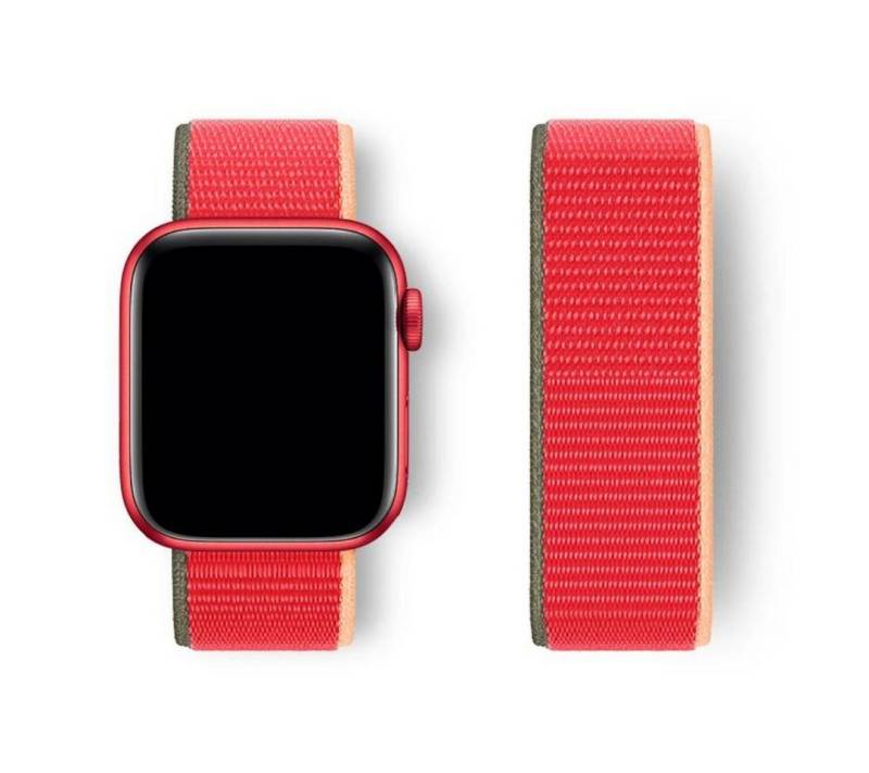 SmartUP Smartwatch-Armband für Apple Watch 10 9 8 7 6 5 4 3 2 1 SE Ultra Nylon Sport Ersatzband, kompatibel mit allen Apple Watch Modellen, atmungsaktives Nylon von SmartUP