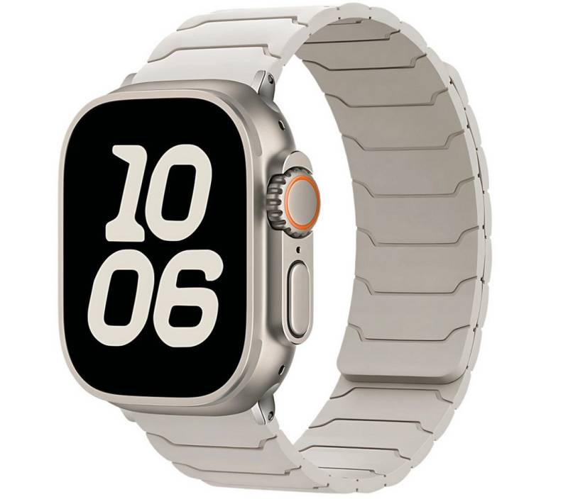 SmartUP Smartwatch-Armband für Apple Watch 10 9 8 7 6 5 4 3 2 1 SE Ultra Silikon Sport Ersatzband, kompatibel mit allen Apple Watch Modellen, atmungsaktives Silikon von SmartUP