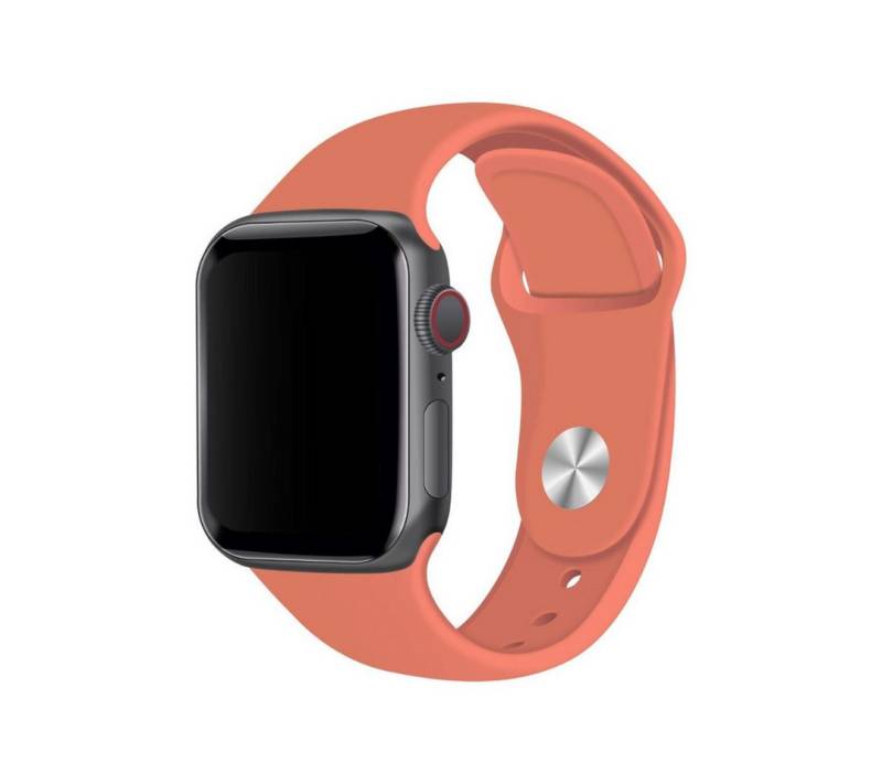 SmartUP Smartwatch-Armband für Apple Watch 11 10 9 8 7 6 5 4 3 SE Ultra Silikon Sport Ersatzband, kompatibel mit allen Apple Watch Modellen, atmungsaktives Silikon von SmartUP