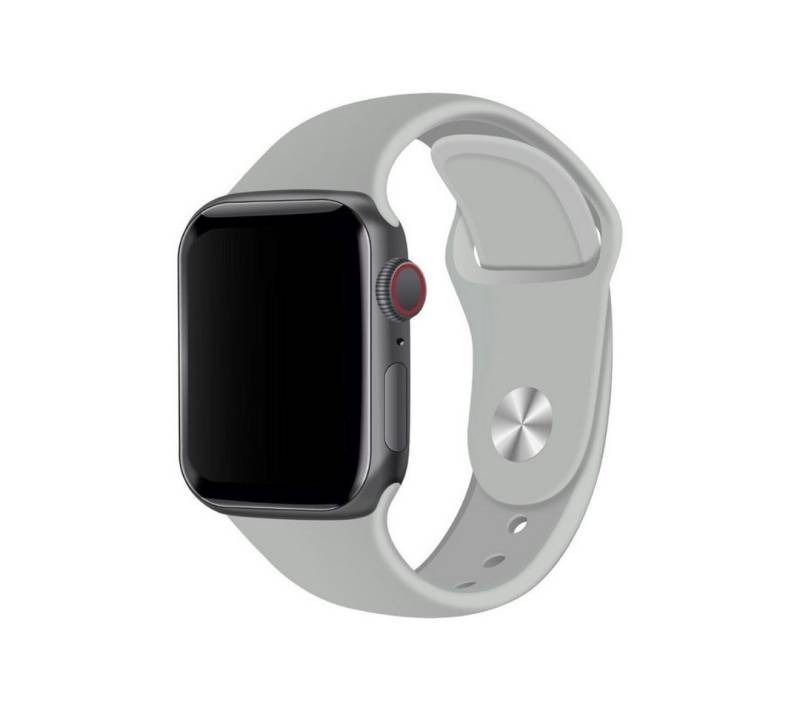 SmartUP Smartwatch-Armband für Apple Watch 10 9 8 7 6 5 4 3 2 1 SE Ultra Silikon Sport Ersatzband, kompatibel mit allen Apple Watch Modellen, atmungsaktives Silikon von SmartUP