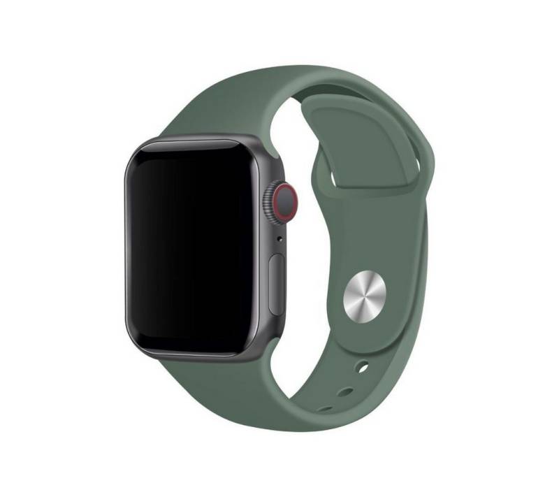 SmartUP Smartwatch-Armband für Apple Watch 11 10 9 8 7 6 5 4 3 SE Ultra Silikon Sport Ersatzband, kompatibel mit allen Apple Watch Modellen, atmungsaktives Silikon von SmartUP