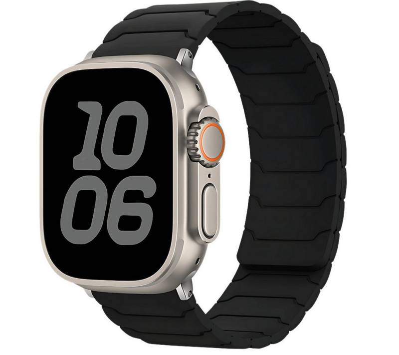 SmartUP Smartwatch-Armband für Apple Watch 11 10 9 8 7 6 5 4 3 SE Ultra Silikon Sport Ersatzband, kompatibel mit allen Apple Watch Modellen, atmungsaktives Silikon von SmartUP